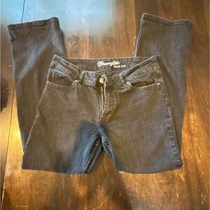 Wrangler Juniors Black Bootcut Jeans